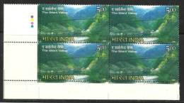 INDIA, 2009, The Silent Valley, Block Of 4, With Traffic Lights, Nature, National Park, MNH, (**) - Nuevos