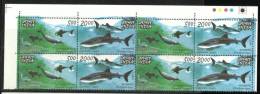 INDIA, 2009, Fauna, Butanding And Gangetic Dolphins, India-Philippines Jt Issue, Setenant Set, Block Of 4, MNH, (**) - Ungebraucht