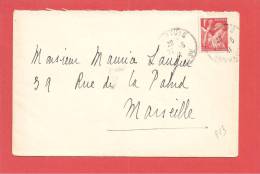 Lettre N° 433 Obl De PERTUIS - 1921-1960: Modern Period