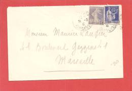 Lettre N° 365 237 Obl PERTUIS - 1921-1960: Modern Period