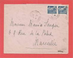 Lettre N° 414A Obl De PERTUIS - 1921-1960: Periodo Moderno