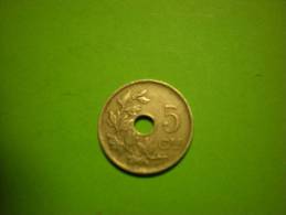 5 Centimes Belge 1928 - 5 Cents