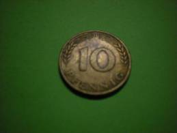 10 Pfenning 1950 RFA - 10 Pfennig