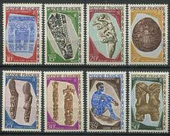 POLYNESIE 1968 - Art Sculpture - Neuf, Sans Charniere (Yvert 52/59) - Unused Stamps
