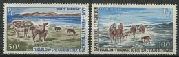 ST PIERRE MIQUELON 1969 - Chevaux Trainage Bois - Neuf, Sans Charniere (Yvert A 44/45) - Unused Stamps
