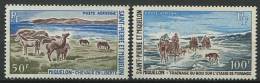 ST PIERRE MIQUELON 1969 - Chevaux Trainage Bois - Neuf, Sans Charniere (Yvert A 44/45) - Nuevos