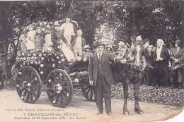 DEUX SEVRES CHATILLON SUR SEVRE MAULEON CAVALCADE DU 21 SEPTEMBRE 1924 LA NATURE Editeur Mlle Ravaud ATTELAGE - Mauleon