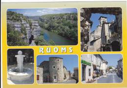 RUOMS 07, MULTI-VUES DE RUOMS ET DES GORGES DE L'ARDECHE - Ruoms