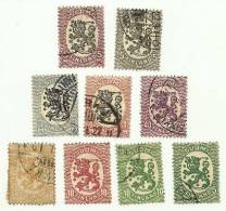 1917 - Finlandia 66/70 + 77 + 79/80 Ordinaria C2007 - Used Stamps