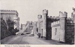 Entrance To Conway Suspension Bridge  (1907 Postée De LLANDUDNO) - Caernarvonshire