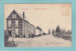 BASTOGNE.   -  Route  De  Houffalize  -  1912  -  TRES BELLE CARTE ANIMEE  - - Bastogne