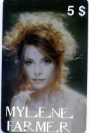 TELECARTE...MYLENE FARMER....RARE!!!!...MAXI DIAL TIRAGE 350 EXEMPLAIRES......PETIT PRIX   SOLDEE - Music