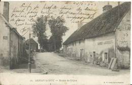 ARNAY-LE-DUC.  Route De Dijon  (en L'état) - Arnay Le Duc