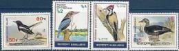 1983 BANGLADESH 183-86** Oiseaux - Bangladesch