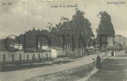PORTUGAL - ALCAÇOVAS - LARGO DE S. SEBASTIÃO - 1915 PC - Evora