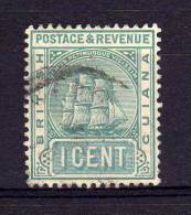 British Guiana - 1907 - 1 Cent Definitive (Watermark Crown CA) - Used - Guayana Británica (...-1966)