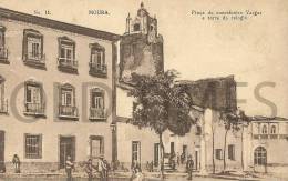 PORTUGAL - MOURA - PRAÇA DO CONSELHEIRO VARGAS E TORRE DO RELOGIO - 30S PC - Beja