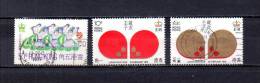 Hong  Kong   1971-72  .-   Y&T  Nº   257 - 259/260 - Unused Stamps