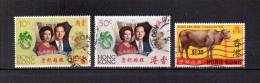 Hong  Kong   1972  .-   Y&T  Nº   262/263 - 265 - Nuovi