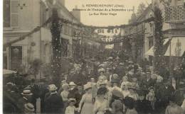 CPA(18)  HENRICHEMONT  Concours De Musique  Du 4 Septembre 1910  La Rue Victor Hugo - Henrichemont