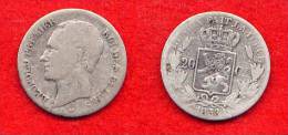 Delcampe - BELGIQUE - BELGIUM - LEOPOLD I  - 20 CENT. 1853 - 20 Cent
