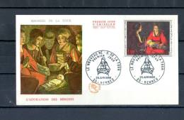 FRANCE 1966 N° 1479 FDC  25 JUIN 1966  LE NOUVEAUX NE. GEORGES DE LA TOUR  RENNES YVERT TELLIER 4.00 € - Impresionismo