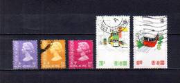 Hong  Kong   1977-78  .-   Y&T  Nº    328/330- 331 - 333 - Used Stamps