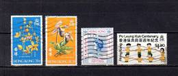 Hong  Kong   1977-78  .-   Y&T  Nº    335/336- 341 - 343 - Used Stamps