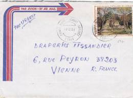 MARCOPHILIE, Lettre, CONGO, 597, Cachet 1980,   BRAZZAVILLE, Seul Sur Lettre, Centenaire Brazzzaville/2029 - Altri & Non Classificati