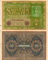 50 Marks - Vert Et Violet    (50186) - Amministrazione Del Debito