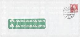 ## Denmark ANDELSBANKEN, ENGESVANG (Scarce Cancel) 1983 Cover Brief Queen Margrethe II. (Cz. Slania) - Covers & Documents