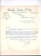 Entête 21/05/1929  -  LONDON  (Londres )  Vers  St  PAUL  EN  JAREZ  ( Loire )  -  WALTER  SEILOR   ( Lacets) - Ver. Königreich