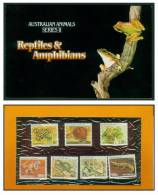 Australien  1982  Freimarken - Reptilien Und Amphibien  (7 ** (MNH) Kpl. )  Mi: 781-87 (5,00 EUR) - Presentation Packs