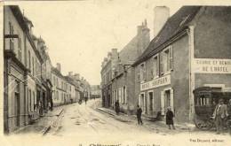 CPA (18)     CHATEAUMEILLANT  Grande Rue (defaut Bord Bas) - Châteaumeillant