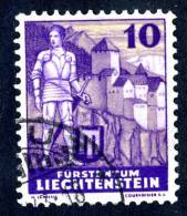 L0198) LIECHTENSTEIN 1937  Mi.#158  Used - Gebraucht