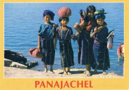 PANAJACHEL - 4 Enfants En Costumes Traditionels - 2 Scans - Guatemala