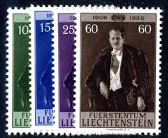 L0276) LIECHTENSTEIN 1956  Mi.#348-51  Mint* - Nuevos