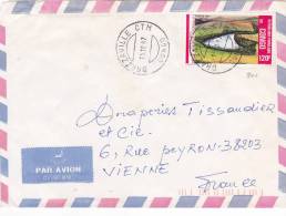 MARCOPHILIE, Lettre, CONGO, 800, Cachet 1987,   BRAZZAVILLE, Le Lac Bleu /2067 - Other & Unclassified