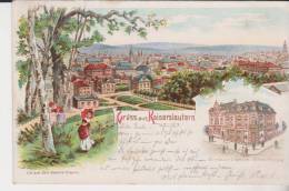 Kaiserslautern  Lithographie 1901 - Kaiserslautern