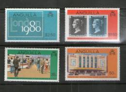 ANGUILLA  1979 LONDON'80  YVERT N°338/41  NEUF MNH ** - Anguilla (1968-...)