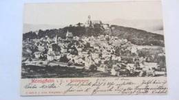 AK Königstein Im Taunus Vom Hildatempel Vom 11.10.1907 Nach Frankfurt Main - Koenigstein