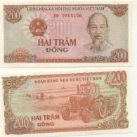 Banknote 200 Dongs 1987 From Vietnam - Vietnam