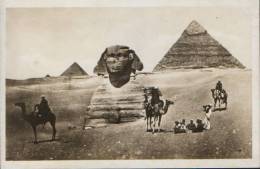 Egypt-Postcard Interwar-Pyramids And Sphinx Of Giza-unused, 2/scans. - Piramidi