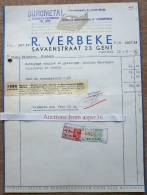Schrijfmachienen "Burometal" R. Verbeke, Savaanstraat, Gent 1936 - 1900 – 1949
