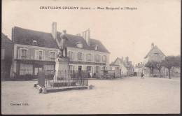CPA - (45) Chatillon Coligny - Place Becquerel Et L'hospice - Chatillon Coligny