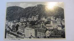 AK Weltbad Karlsbad (Karlovy Vary) Mit Blick Nach Dem Schloßberg Vom 16.7.41 (Böhmen - Tschechien) - Böhmen Und Mähren