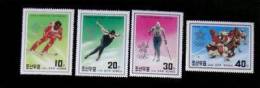 North Korea Stamps 1988  Winter Olympic Games Sport - Winter 1988: Calgary