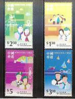 Hong Kong 1998 Scouts Stamps Boy Scouting Girl Helicopter Sail Boat Baden Powell Scout - Unused Stamps