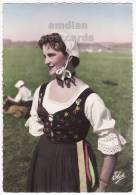 FRANCE PYRENEES, Une Pastourelle, WOMAN, FOLKLORE DANCE COSTUME,TROUBADOURS MONTAGNARDS Unused Vintage Postcard C1960s - Unclassified