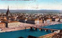 Bellissima Cartolina D'epoca  " TORINO - Panorama Della Città Visto Dal Monte Cappuccini " - Panoramic Views